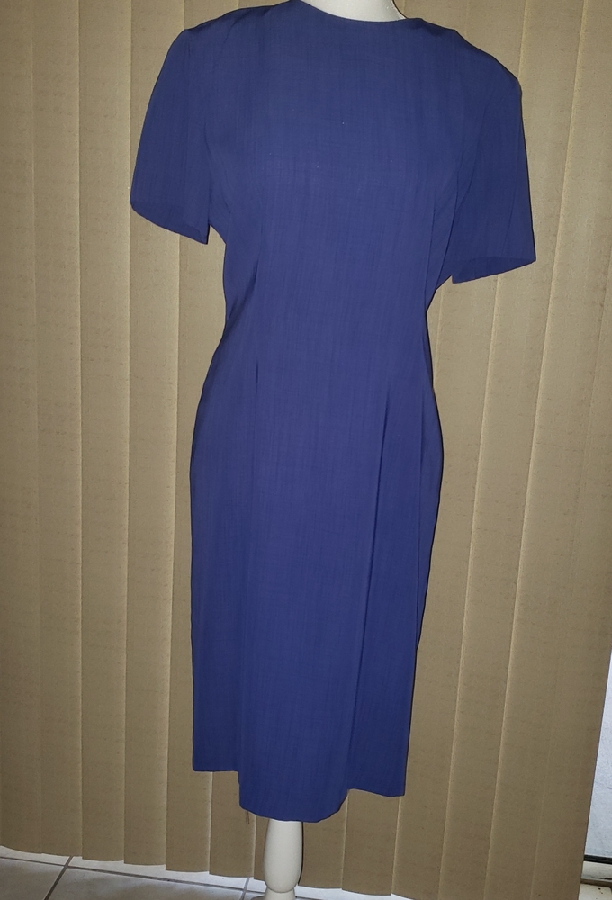 Leslie Fay Linen Dress Petite sz 12